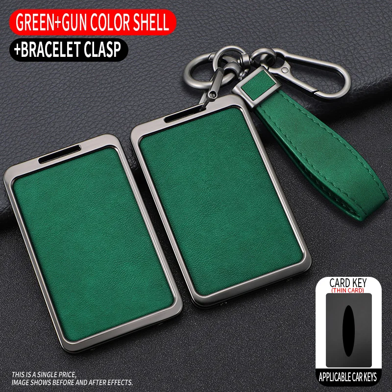 Zinc Alloy Car Key Card Case Holder Protector Cover Key Shell for Tesla Model 3 Accessories High Quality Bag Three