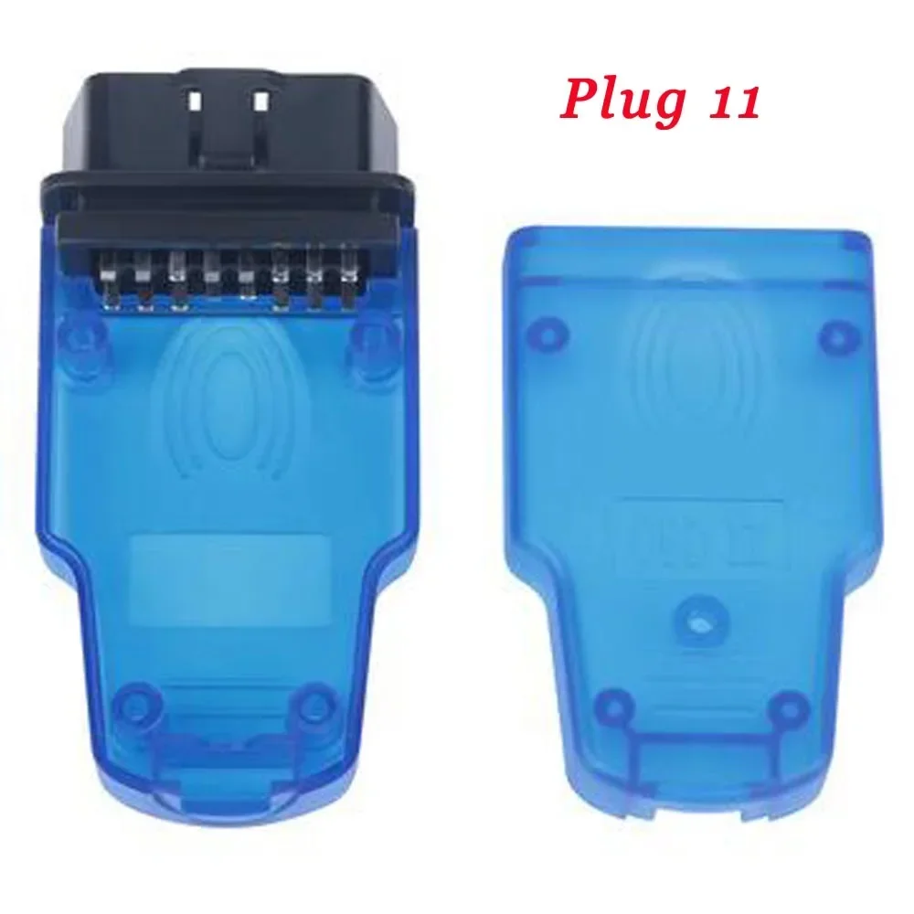 In Stock 10 Type J1962 OBD2 16pin Male Connector Car OBD Shell Plug + Housing +SR+ Screws OBD2 Diagnostic Interface Socket