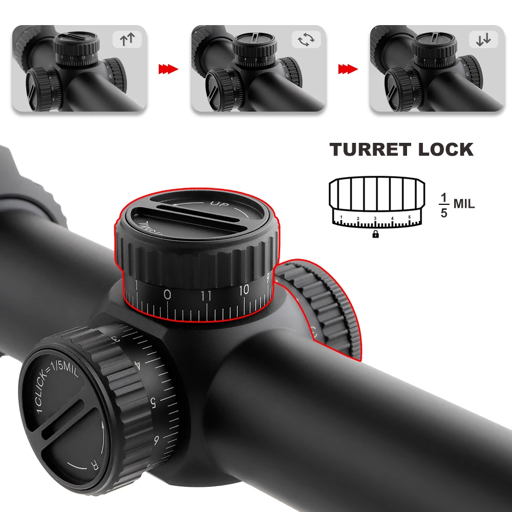 MARCOOL 1-4x24 スコープ ブラック Marcool Official Online Store-Riflescopes, Optics, Accessories