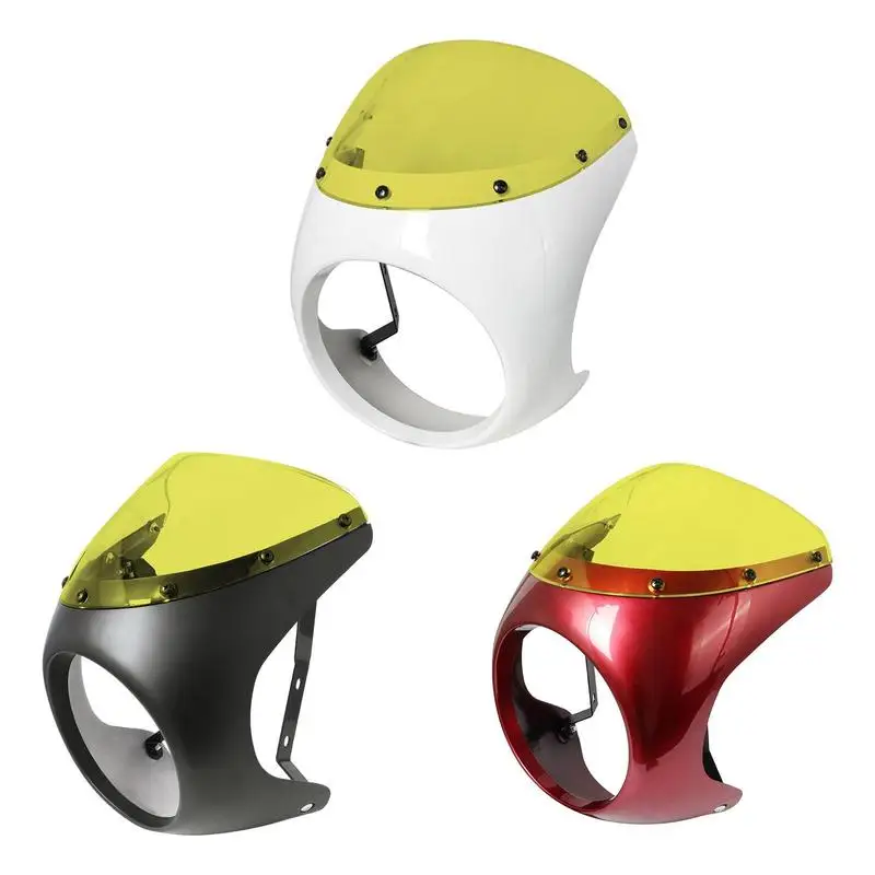 

Motorcycle Windscreen Wind Deflector Acrylic Motocross Windshield Covers Adjustable Bicycle Screen Lens For Yamaha Hondaa Suzuki