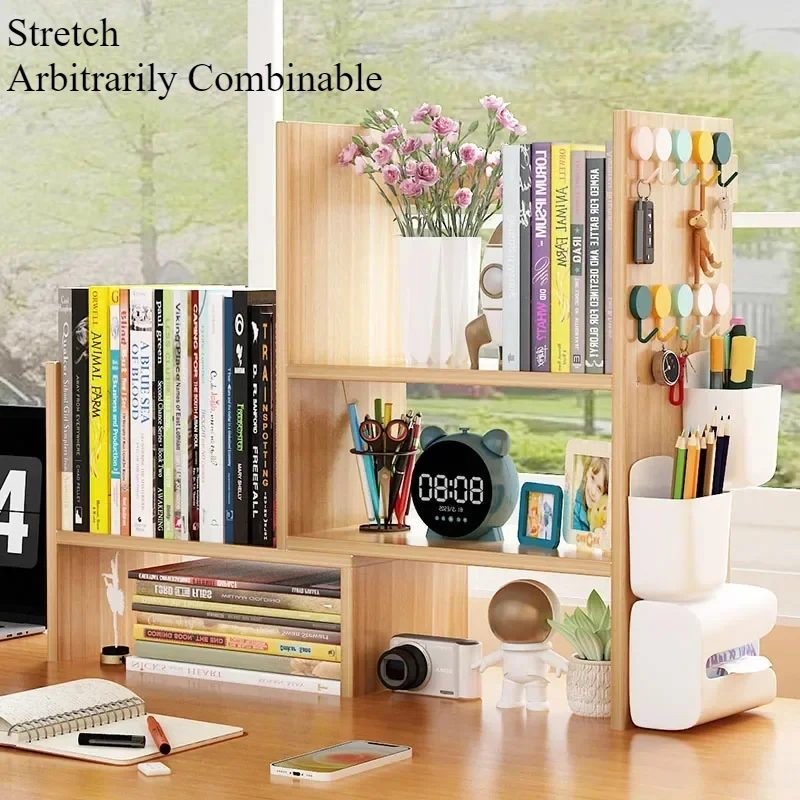 Modular Office Magazine Holder Desk Organizer Mini Small Book Bookcase Children Porte Revue Bois Furniture Bookcase