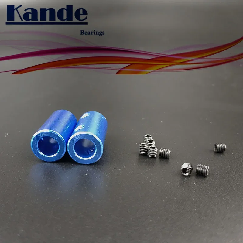 Shaft Coupler Flexible Coupling Shaft Connector Rigid Shaft Coupler Kande Bearings 1pc 5x5 5x8 8x8 3D Printer Accessories Aluminum Couplings Ship Model Couplings 5*5 5*8 8*8 Blue