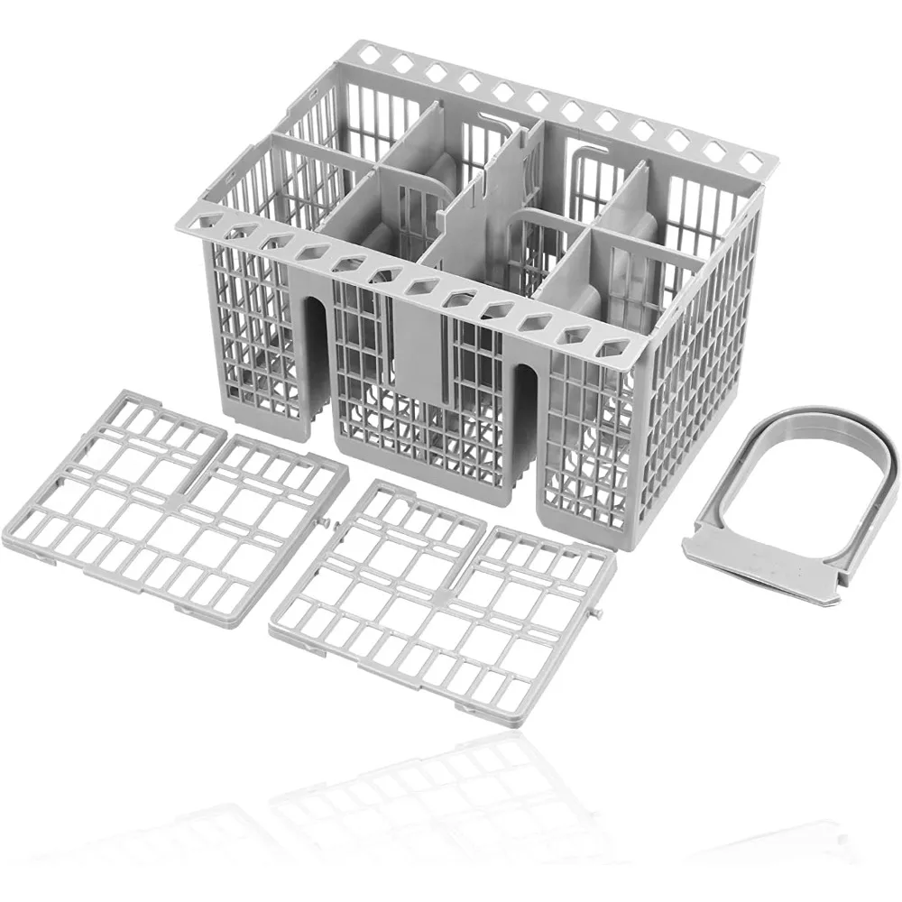 Dishwasher Cutlery Basket for Hotpoint 99673-8729,C00257140 C00386607,Compatible with G-E, Whirl-pool, Sam-sung, BO-SCH 4