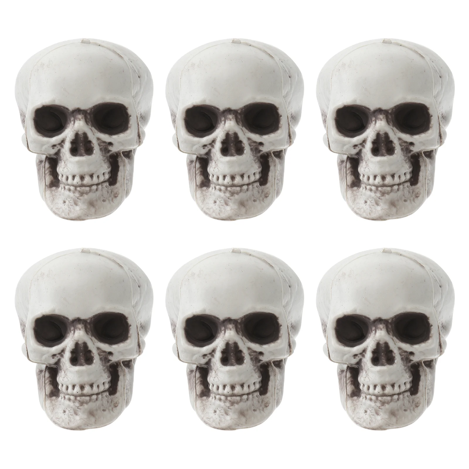 

6pcs Skulls, Realistic, for Hanging Desktop Decoration