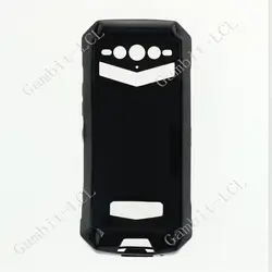 Silicone Smartphone Protective Back Shell - Soft TPU Case for Doogee S100 Pro (Black)