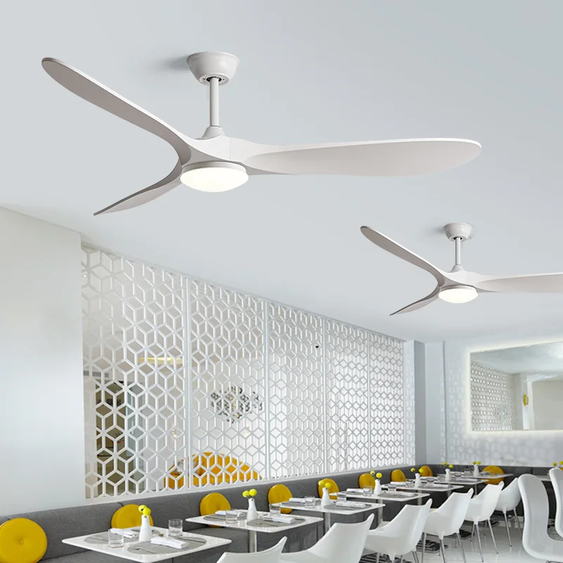 Ceiling Fan 88 Inch DC Motor Reverse Wood Blades With Remote Control Lighting