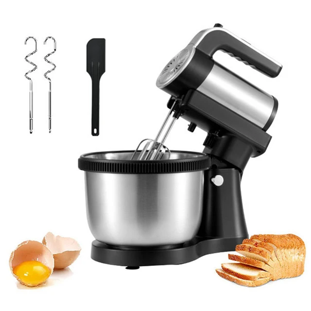 Batteur à œufs électrique portatif, 1000W, grande puissance, 4l, Machine de  cuisine, batteur à œufs, mélangeur de cuisson, fouet automatique -  AliExpress