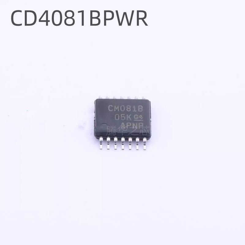 

10PCS new CD4081BPWR package TSSOP-14 logic gate chip IC