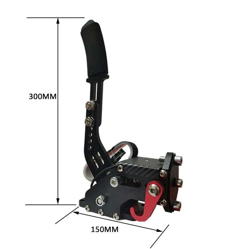 New 14Bit USB Handbrake SIM For G25/27/29 T500 PC Racing Games FANATECOSW DIRT RALLY Hand Brake System Red Black Blue