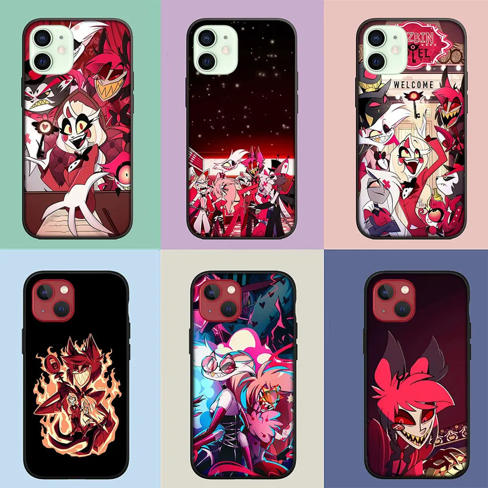 HAZBIN HOTEL CHARLIE Vaggie AD Alastor cordino cinturino collo telefono