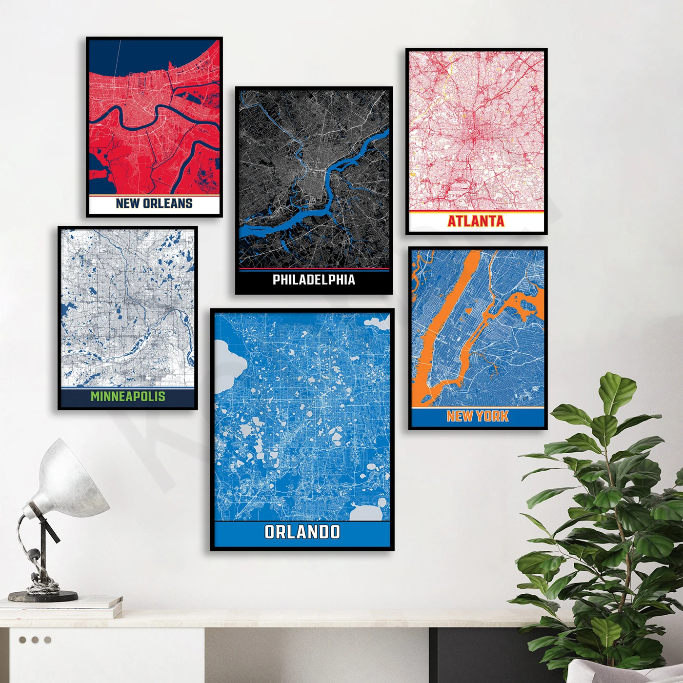 Orlando Philadelphia New Orleans Atlanta Atlanta New York Memphis Portland Milwaukee Los Angeles.