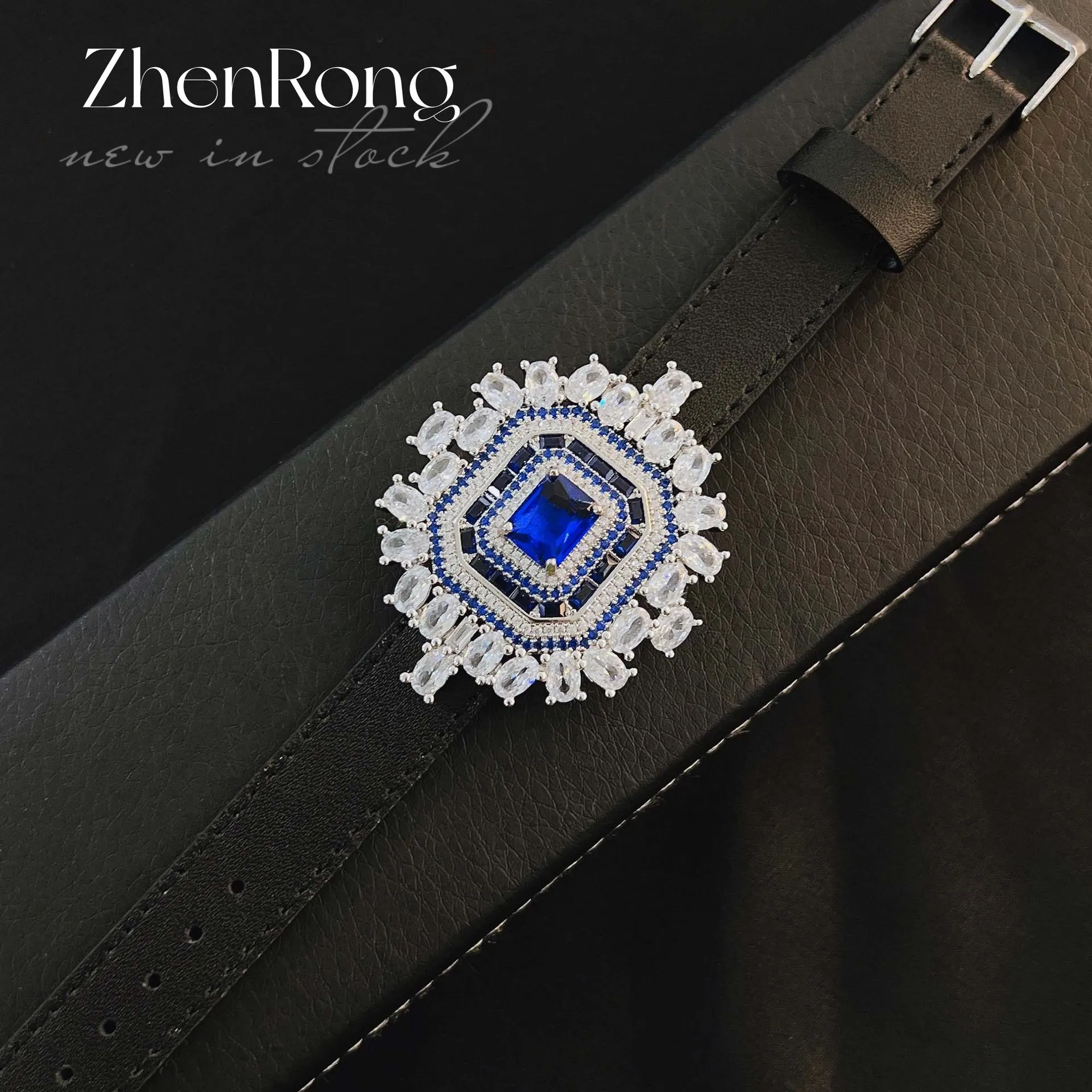 Foydjew Luxury Designer Jewelry High Quality Simulation Sapphire