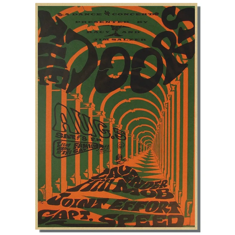 Poster In Metallo Retrò Jim Morrison 20x30 Cm Per Decorazione Parete Bar Casa