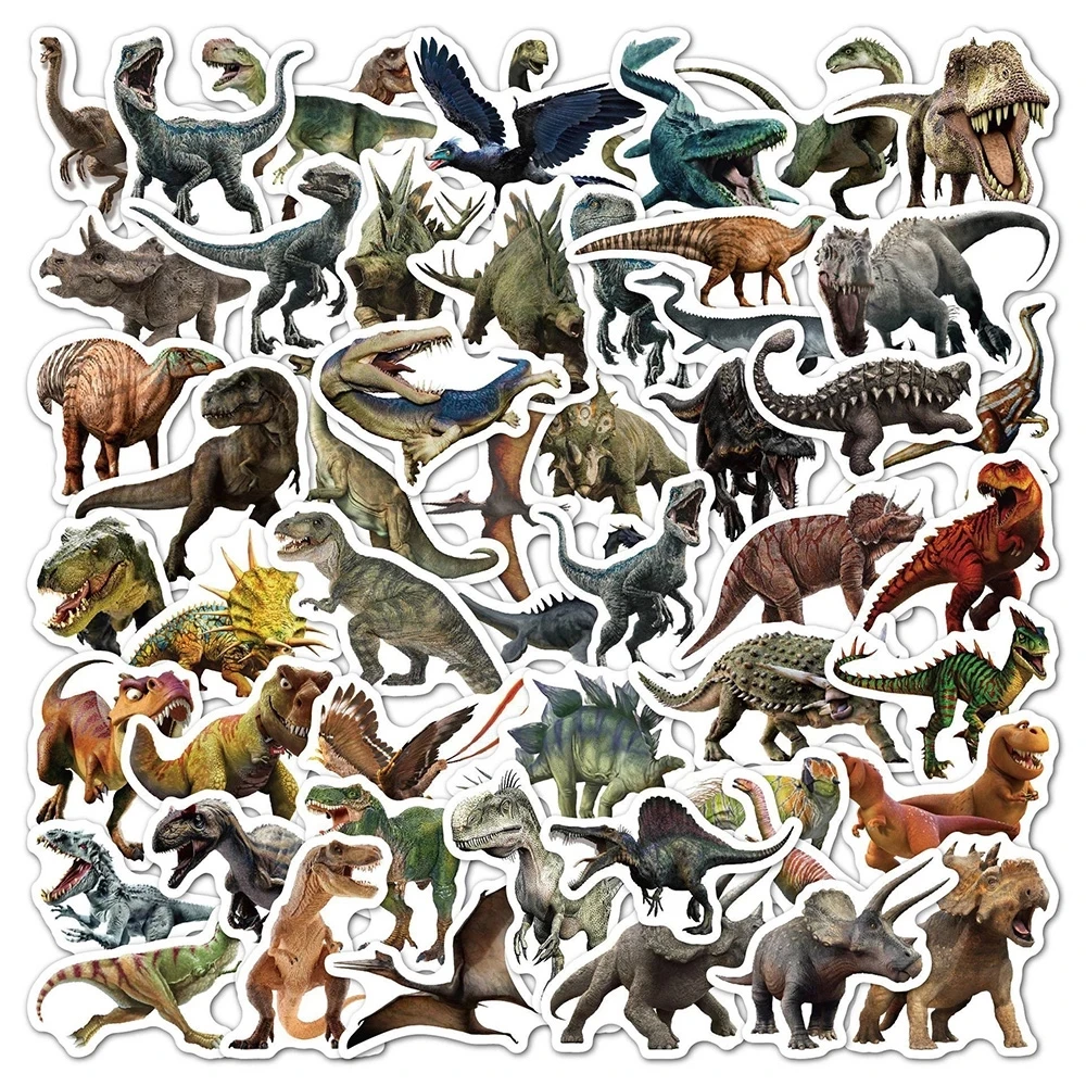 Dinosaur Jurassic Park Sticker  Laptop Stickers Jurassic Park -  10/30/50pcs Stickers - Aliexpress