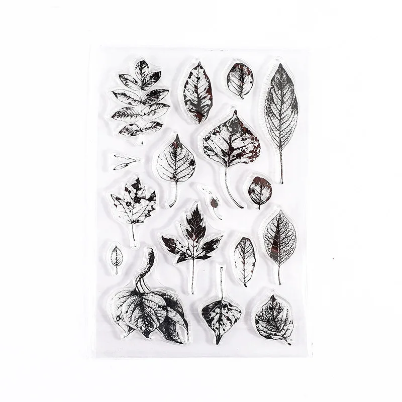 15 Style Retro Sentiment Transparent Clear Silicone Stamp DIY Scrapbooking Embossing Decoration Album Card Rubber Stamp 11x16cm 