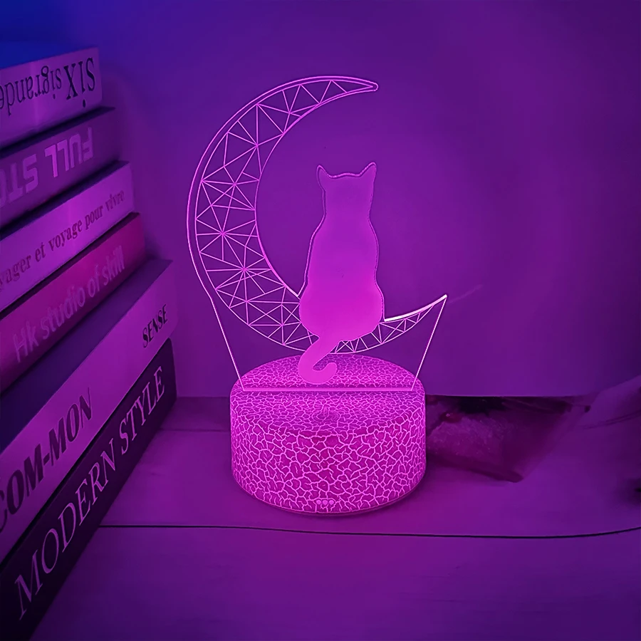 

Romantic love 3D acrylic Led light Family children's nightlight lamp Birthday party decoration Valentine's Day bedside lamp