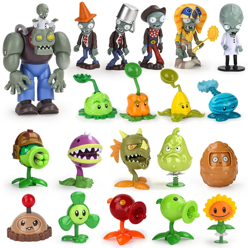 Nuovo ruolo PLANTS VS ZOMBIES 2 PVZ Giocattoli Set completo Regalo per ragazzi Bambole per bambini confezionate in scatola Action Figure Modello Presente Mappa 4