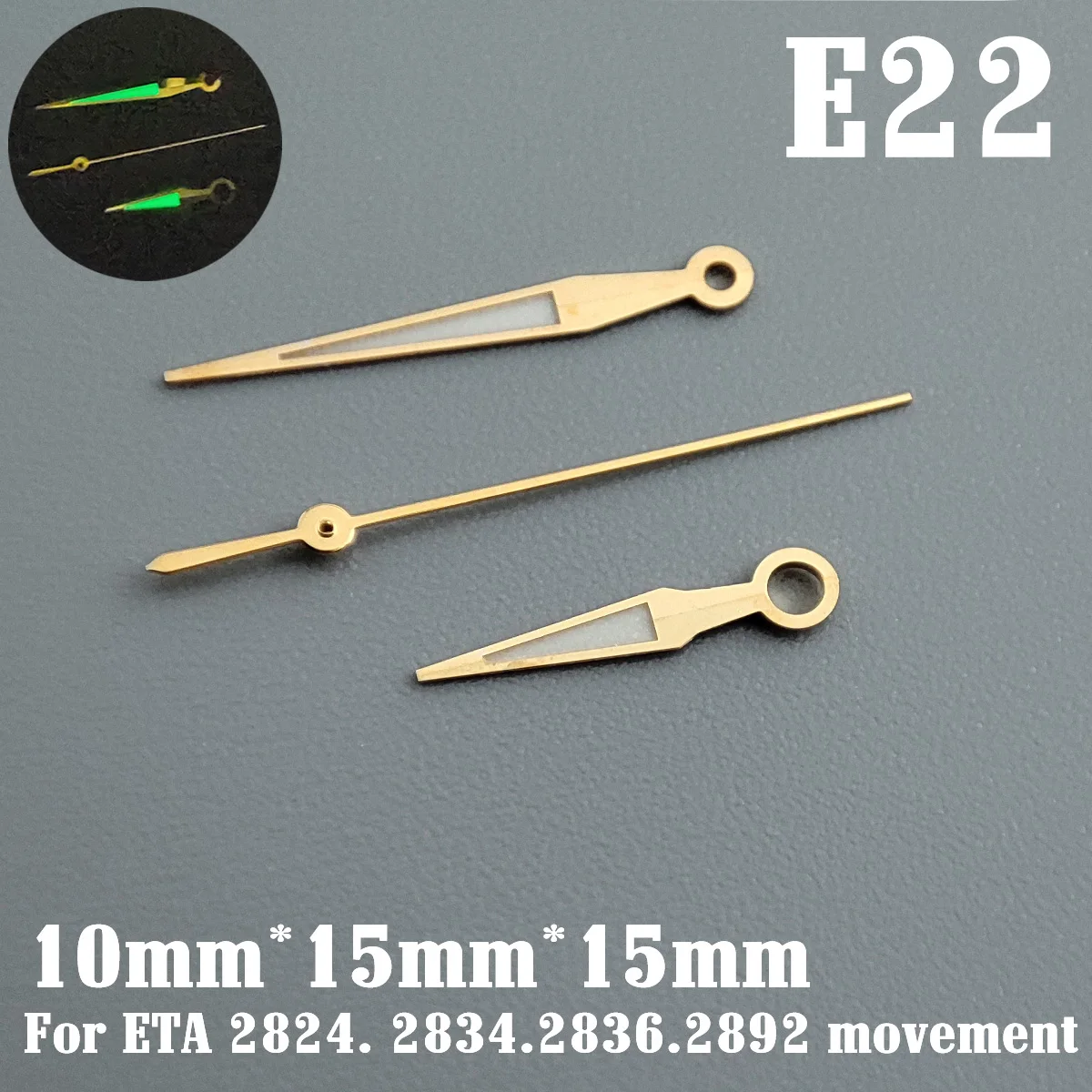 Green Super Luminous Watch Hands