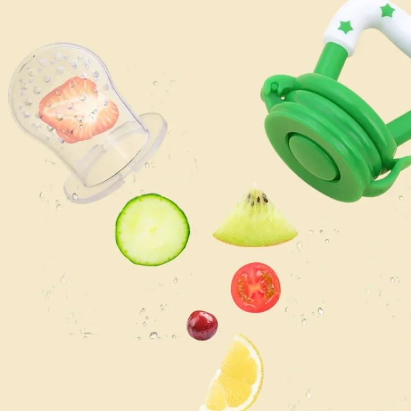 Baby Silicone Baby Food Supplement Fruit Feeder Pacifier Molar Stick Supplementary Portable Kids Boys Girls Fruit Supplement