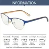 1PC Retro Half Frame Reading Glasses Unisex High-definition Hyperopia Eyewear Magnification Presbyopic Eyeglasses +1.0~+3.5 6