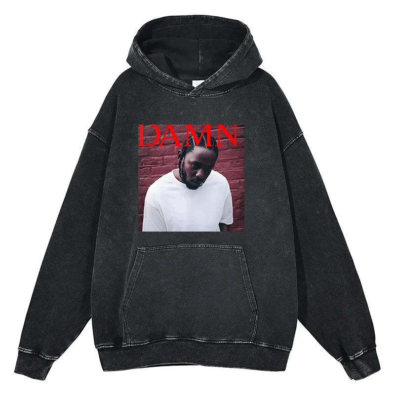 

DAMN.Album Covers Graphic Hoodies Rapper Kendrick Lamar Music Fans Cotton Sweatshirt Men Women Hip Hop Oversized Streetwear Tops