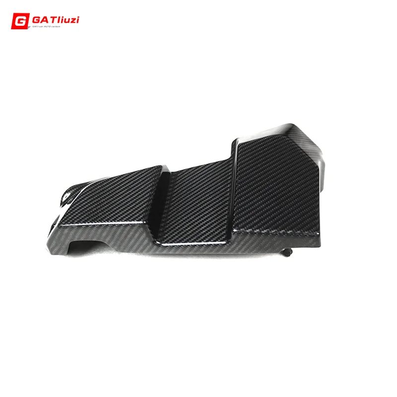 드라이 탄소 섬유 개조 ECU 커버, 엔진 구획 개조 릴레이 배터리 커버 보호 플레이트, BMW M3 M4 G80 G82 용