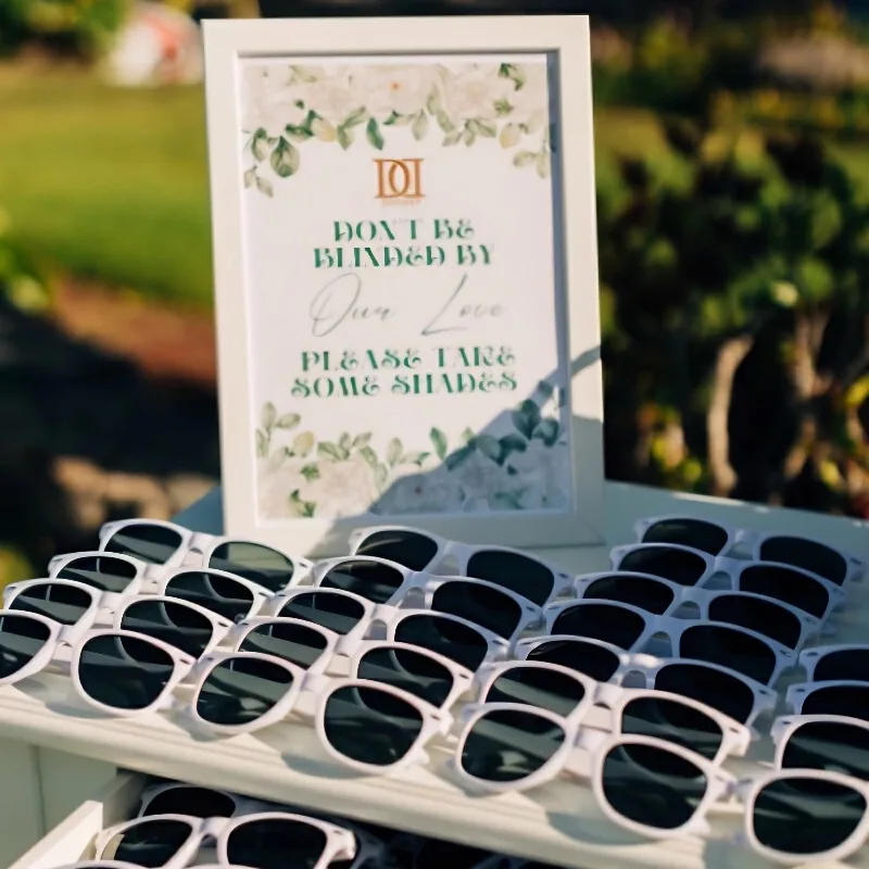 8-64Pcs Party Glasses Wedding Sunglass UV400 Eyewear for Guests Bachelorette Party Beach Pool Birthday Favors