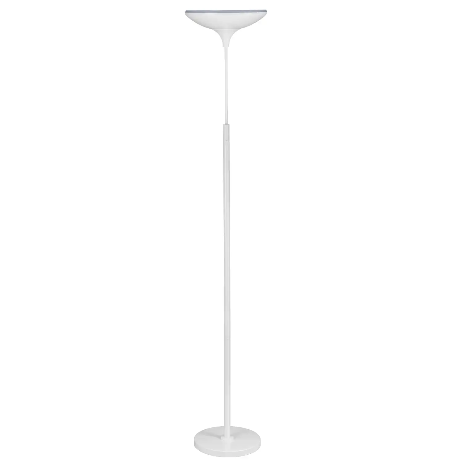 

Floor LampGlobe Electric 71 in. Matte White Energy Star Dimmable LED Floor Lamp Torchiere, 12783