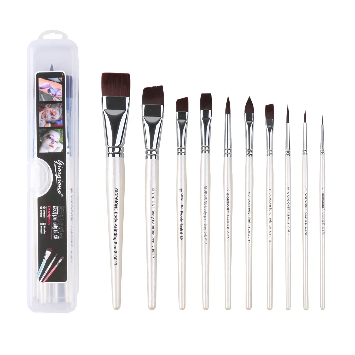 Traje de 10 piezas blanco perla + por defecto