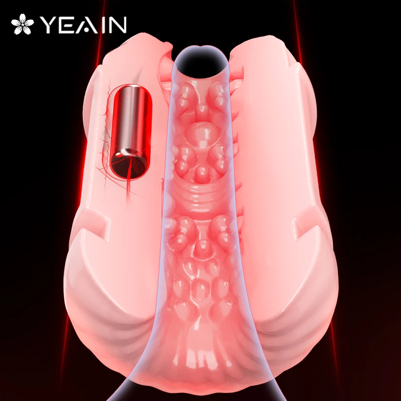 Men Automatic Masturbation Cup Adult Sex Toy Licking Sucking Vibrating Penis Trainer Heated Masturbator for Male Anal Sexmachine male masturbation toys