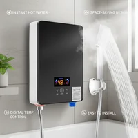 Chauffe-eau électrique instantané mural 220V, sans réservoir, à température constante, prise EU 4