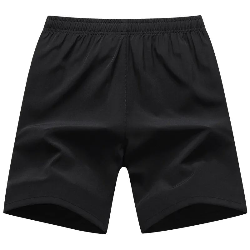 2024 New Summer Ice Silk Men's Large Size Sports Shorts Thin Running Loose Five Quarter Pants Pajama Pants Beach Pants