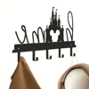 Metal Creative Key Hangers, Wall Mounted Hangers Hooks, Household Multi-Purpose Coat Bag Key Hooks Hanging Wall Art 5