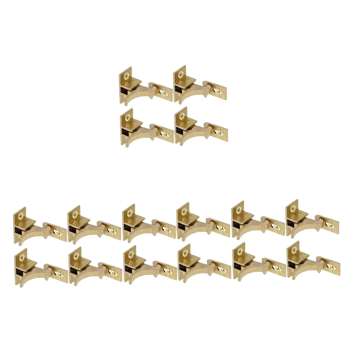 

16 Pack Golden Window Drawer and Duty Cabinet Elbow Replacement Catches Rv Catch Heavy Door
