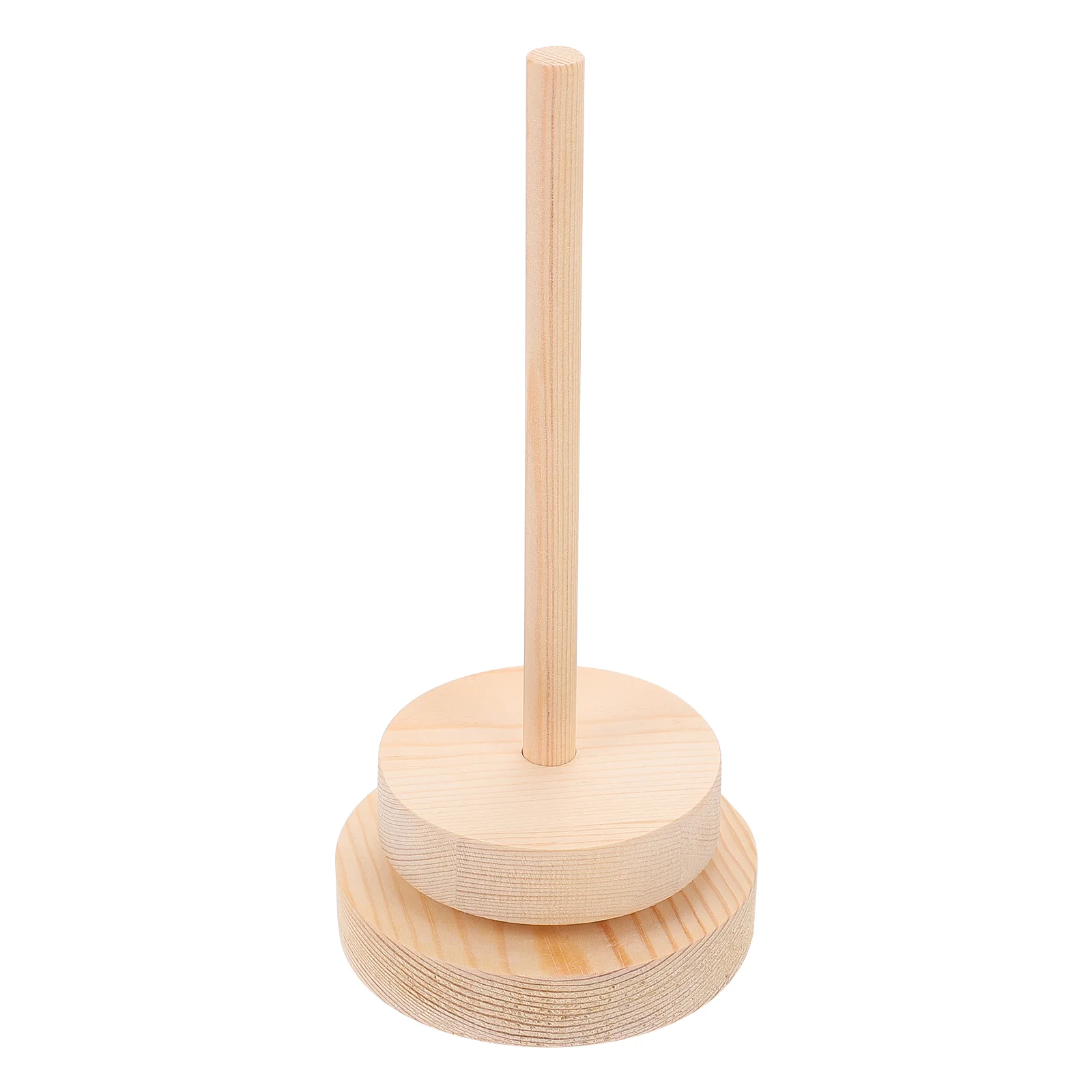 

Wooden Thread Holder Yarn Ball Rack Rotatable Yarn Storage Holder for Home