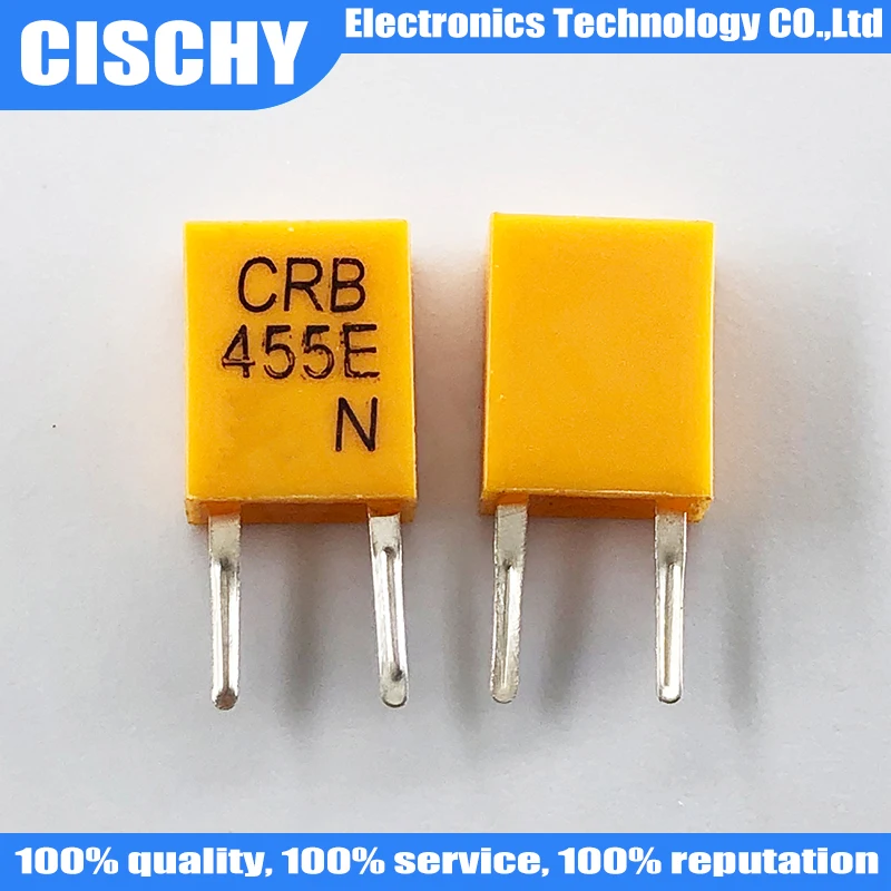 10PCS 455E passive crystal oscillator 455KHZ passive crystal resonator