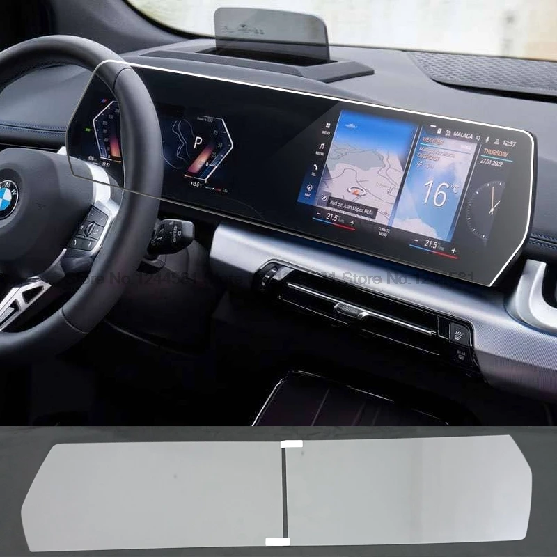 

Защита экрана из закаленного стекла для BMW U06 220i 2024 автомобильная система связи радио GPS навигация интерьер