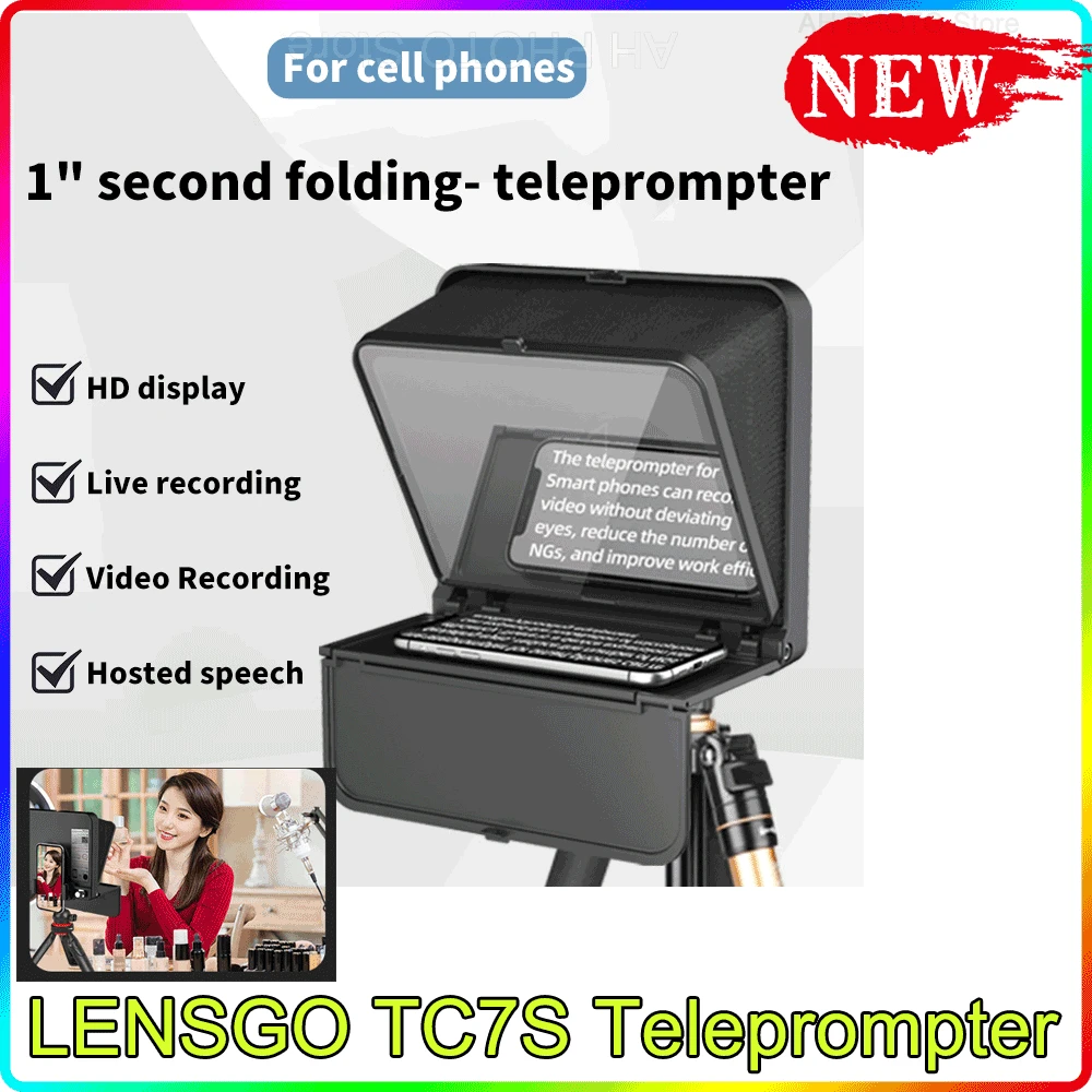 Lensgo Tc7s Teleprompter Portable Inscriber Mobile Teleprompter For