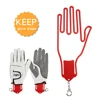 1 Pcs Golf Glove Holder With Key Chain ABS Plastic Glove Rack Dryer Hanger Stretcher 4 Colors Golf Gloves Stretcher Drop Ship 1