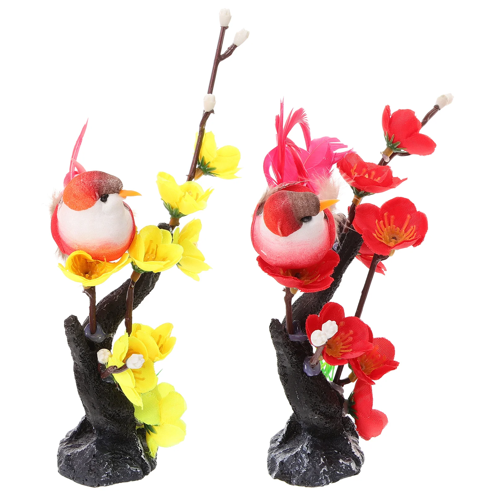 

2 Pcs Accessories for Restaurant Accessory Plate Decoration Flower Adornment Sushi Plastic Favor Platter