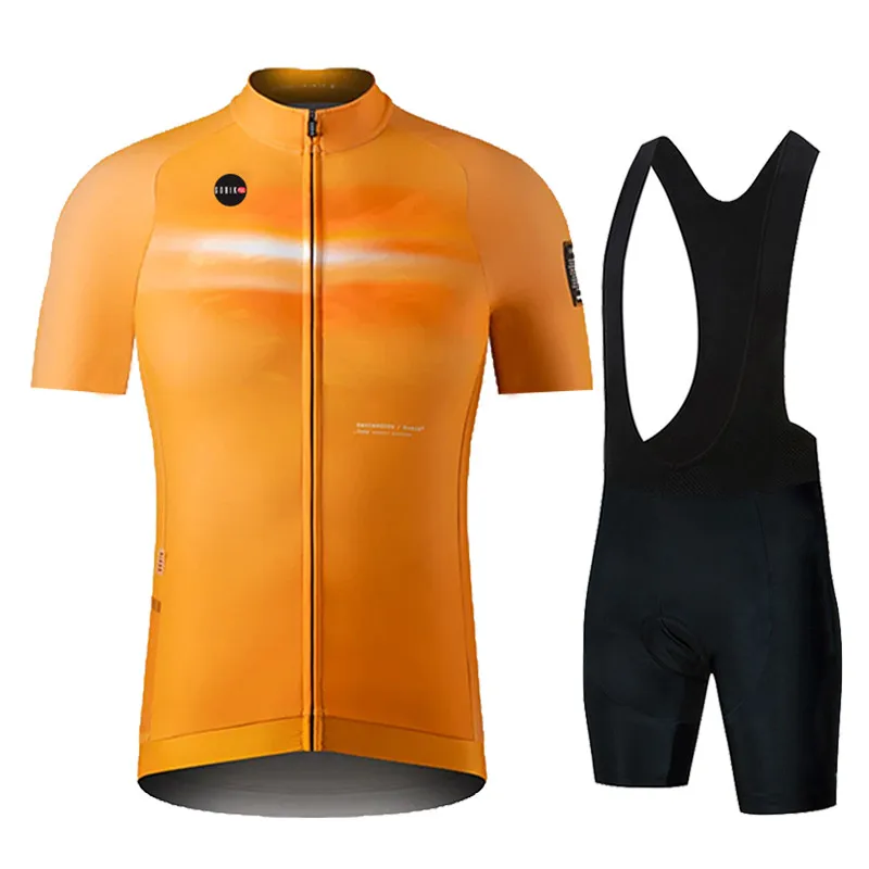 GOBIKFUL Pro Team Pro Cycling Jersey Set Men Woman Breathable Bicycle Clothing Road MTB Bike Short Sleeve