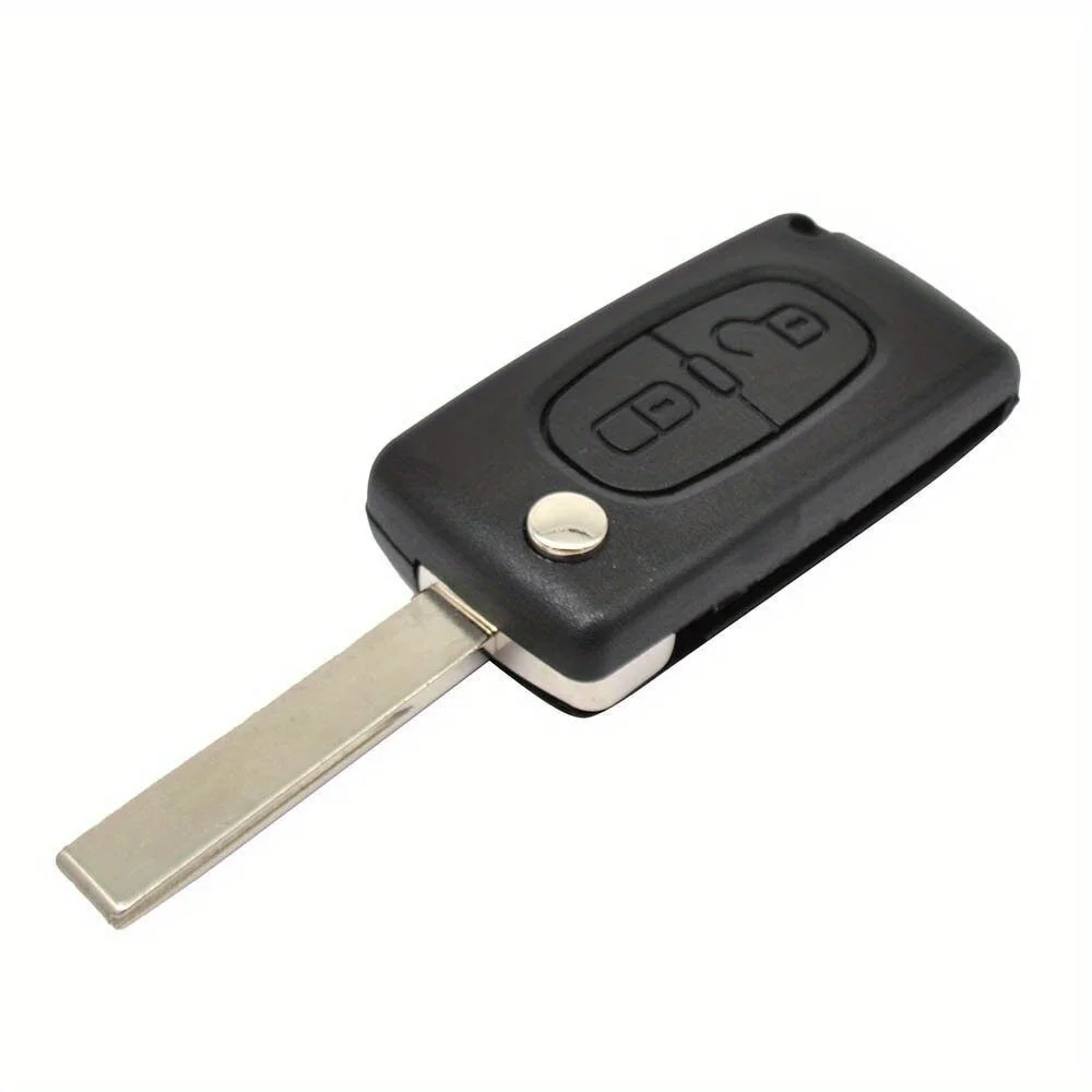 Key Case 2 Button Car Remote Flip Key Shell Case For Peugeot 308 207 307 Citroen C2 C3 C4 C6
