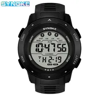 SYNOKE Men Digital Watch Sports Watches Timing Function Alarm Clock Waterproof 50M Digital Watch Military Clock Large Screen 1