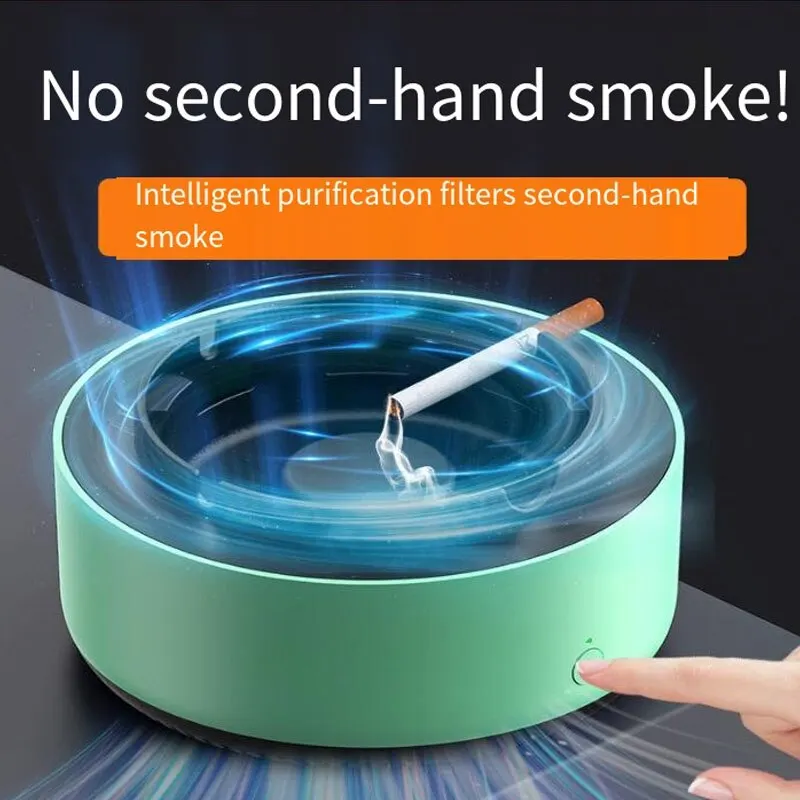 Air Purifier Ashtray Intelligent Passive Smoking Removal Multi Filtration Indoor