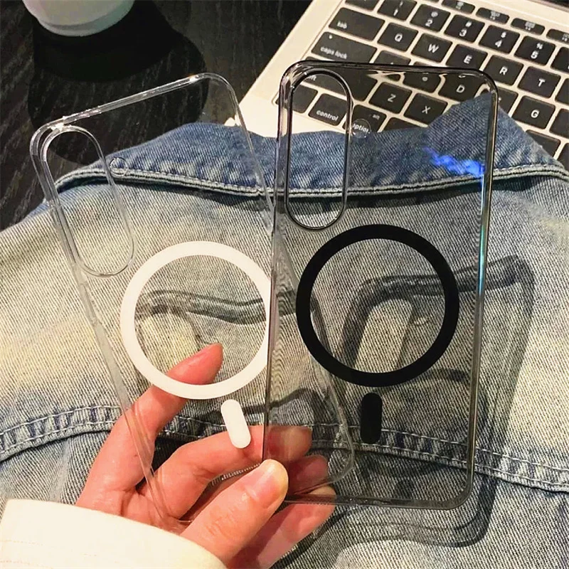 Crystal Clear Magnetic Case with MagSafe Technology