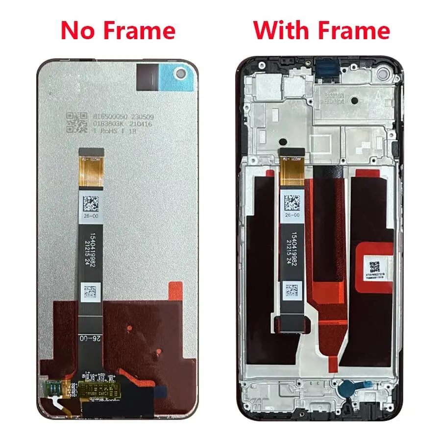 6.5" Screen For Realme Narzo 30 5G RMX3242 LCD Display with frame Touch Screen Digitizer Assembly For Realme Narzo 30 5G LCD