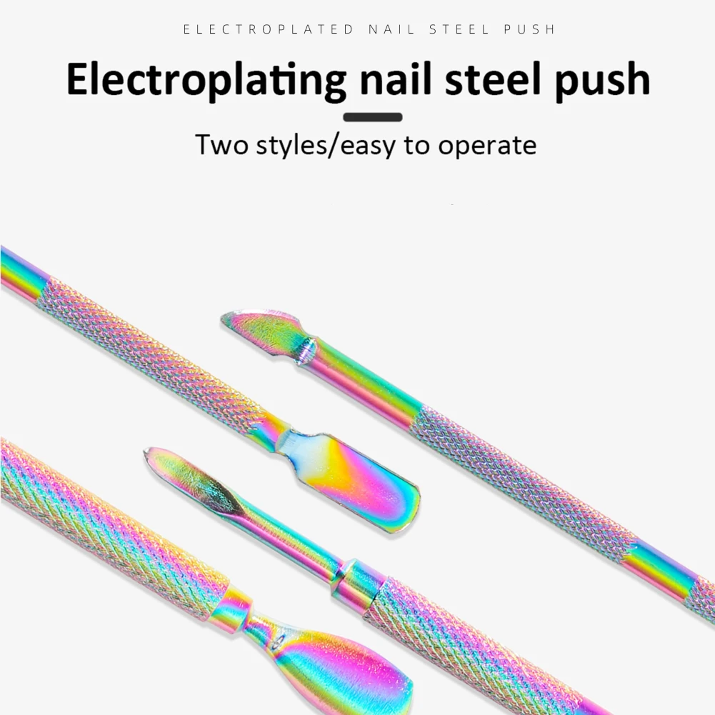 Manicure Pedicure Tools Stainless Steel Nail Art Cutter Scissor Cuticle Clipper Pusher Dead Skin Remover Kit Nail Push manicure pedicure tools