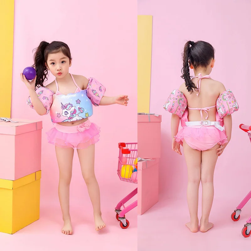 Baby Float Arm Sleeve Floating Ring Safe Life Jacket Buoyancy Vest Swim Foam Pool Toys Kid Swimsuit Swimming Equipment Armbands