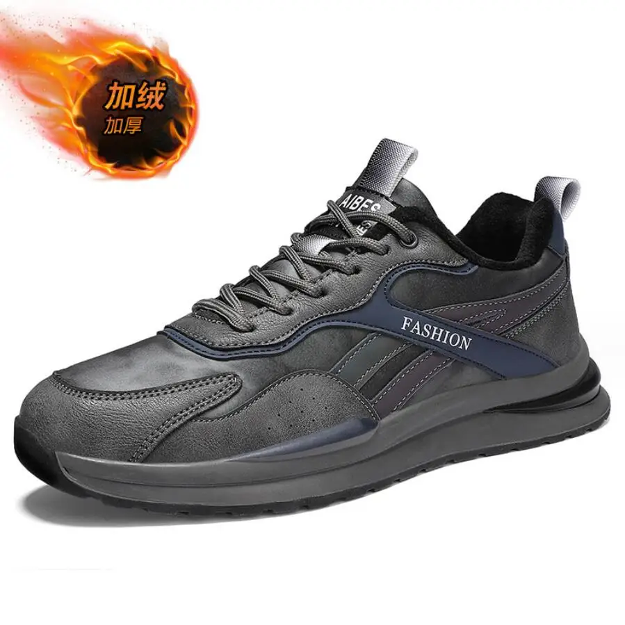 

Boots For Men 2024 Winter Fashion Causal Shoes Men Comfy Durable Outsole Men's Boots New Classic Mens Warm Sneakers Erkek Bot