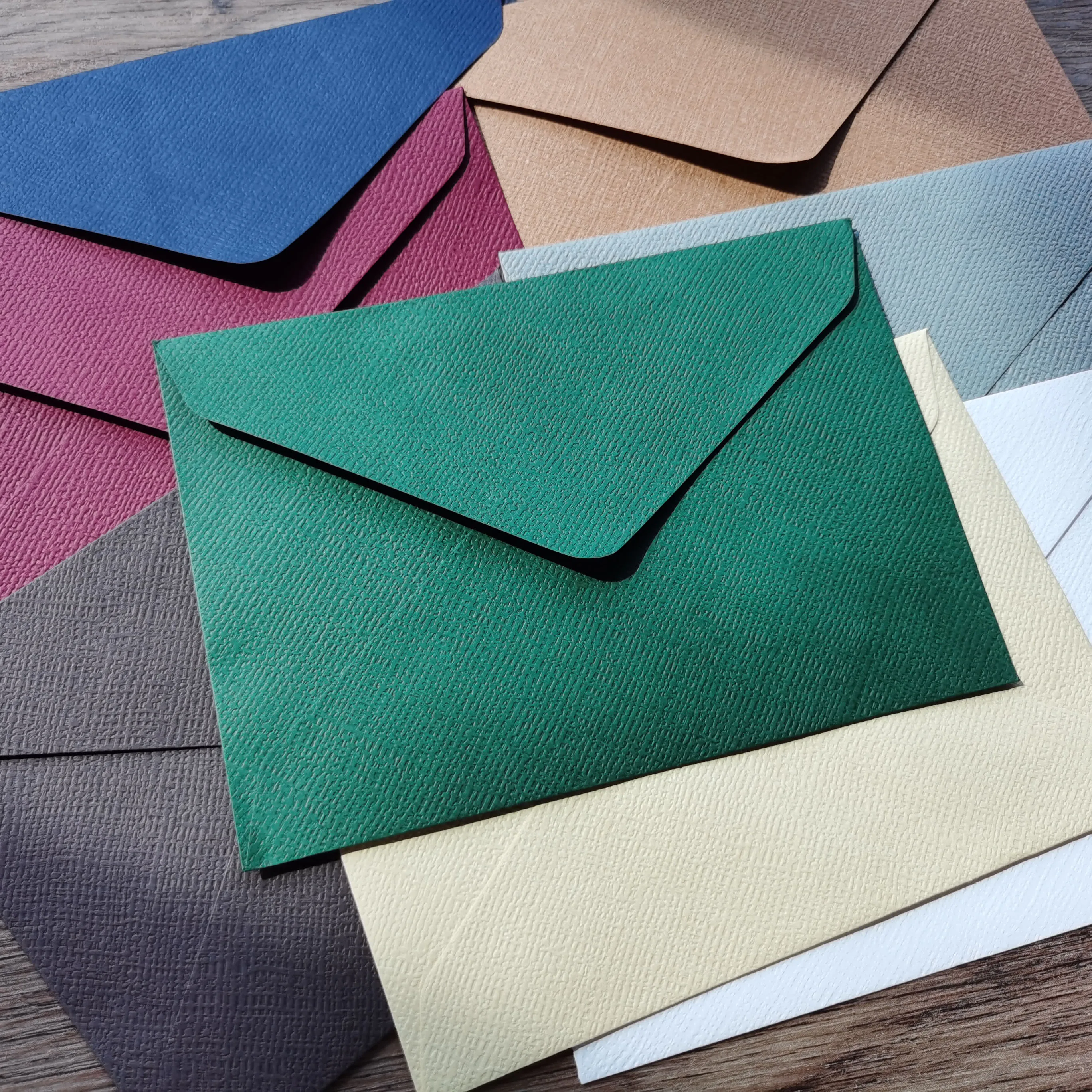 20pcspackRetroWindowEnvelopesCustomHempweaveEnvelopesWedding